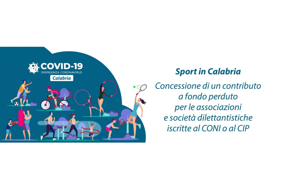 Rubrica Bandi con esiti positivi: (1 su 1) Sport in Calabria (in collaborazione)